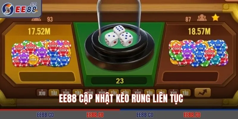 EE88 cập nhật kèo rung liên tục